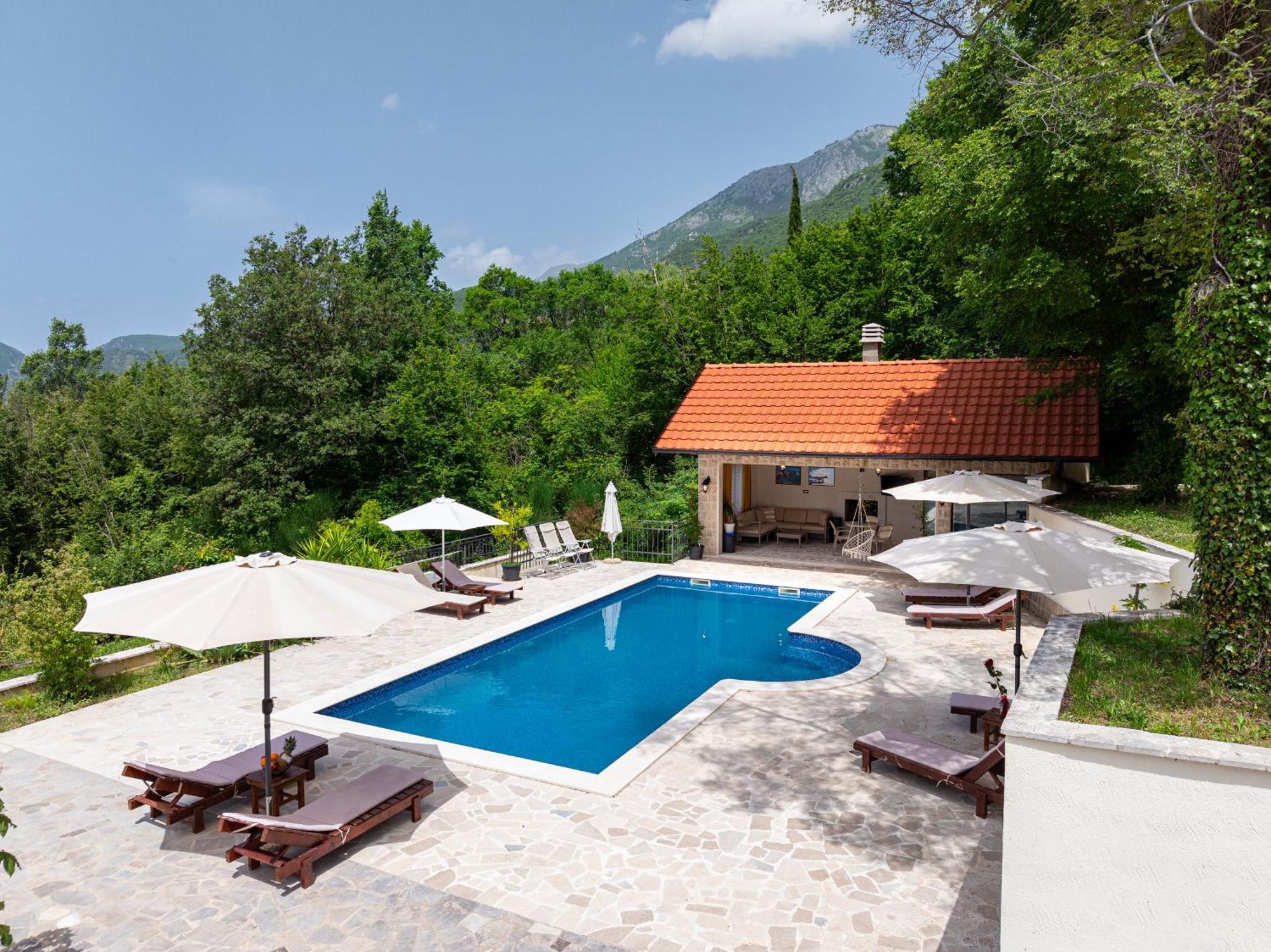 Sunset & Sunrise Villas In Stanisici-Two Villas With Common Pool Budva Bagian luar foto